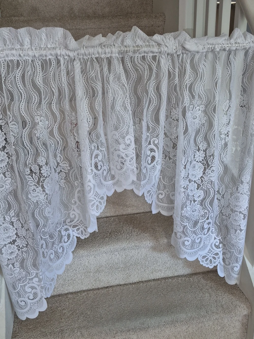 Spiegel White Swag Curtain 72x38